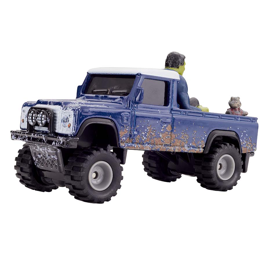 SDCC 2020 Mattel Hot Wheels Marvel Land Rover Defender 110 Truck Rocket & Hulk