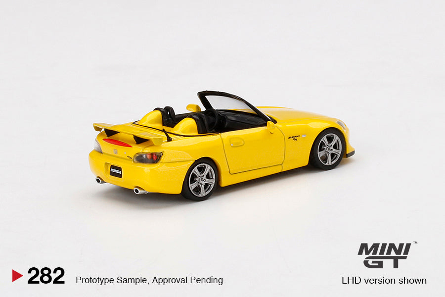 Mini GT #282 1/64 Honda S2000 Type S CR Rio Yellow Pearl / New Indy