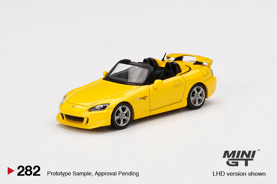 Mini GT #282 1/64 Honda S2000 Type S CR Rio Yellow Pearl / New Indy