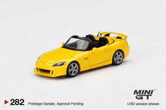 Mini GT #282 1/64 Honda S2000 Type S CR Rio Yellow Pearl / New Indy