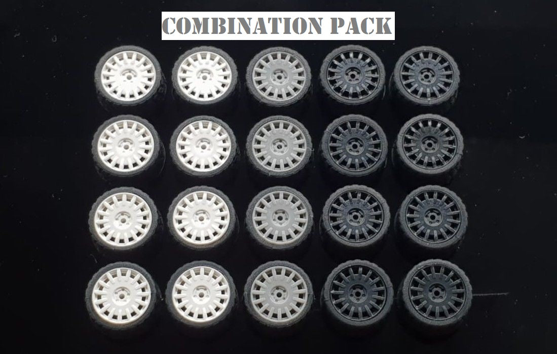 GARAGE 64 RUBBER WHEELS ** OZ RALLY ** 1:64 SCALE