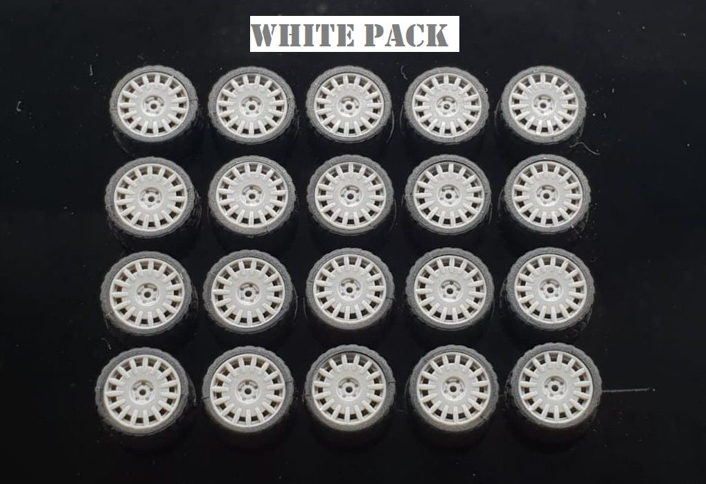 GARAGE 64 RUBBER WHEELS ** OZ RALLY ** 1:64 SCALE