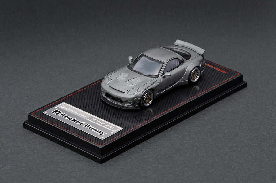 Ignition Model 1/64 Rocket Bunny RX-7 (FD3S) Titanium Gray IG1743