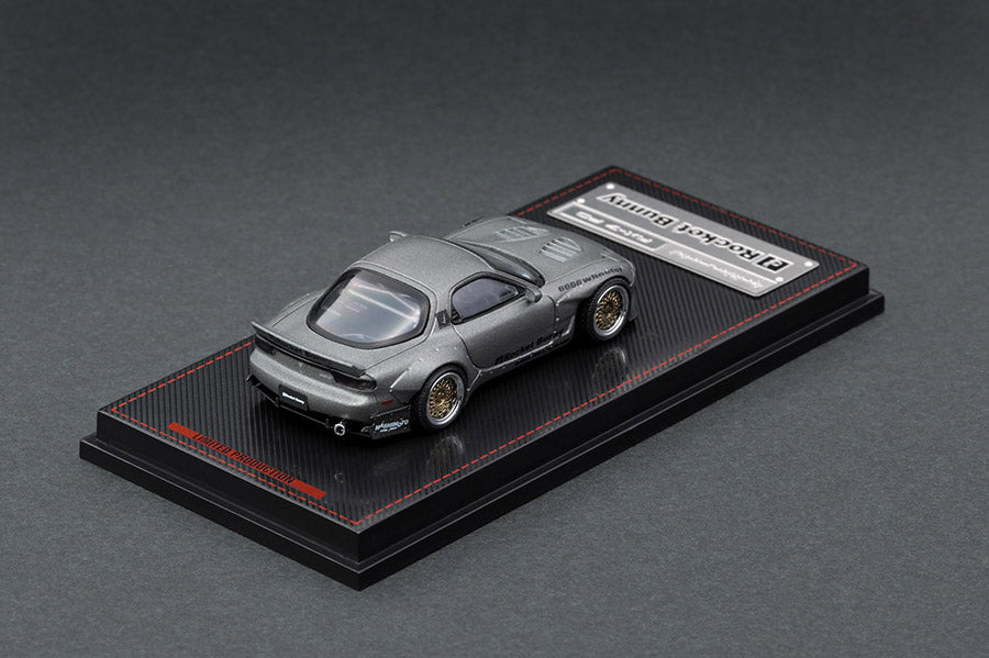 Ignition Model 1/64 Rocket Bunny RX-7 (FD3S) Titanium Gray IG1743
