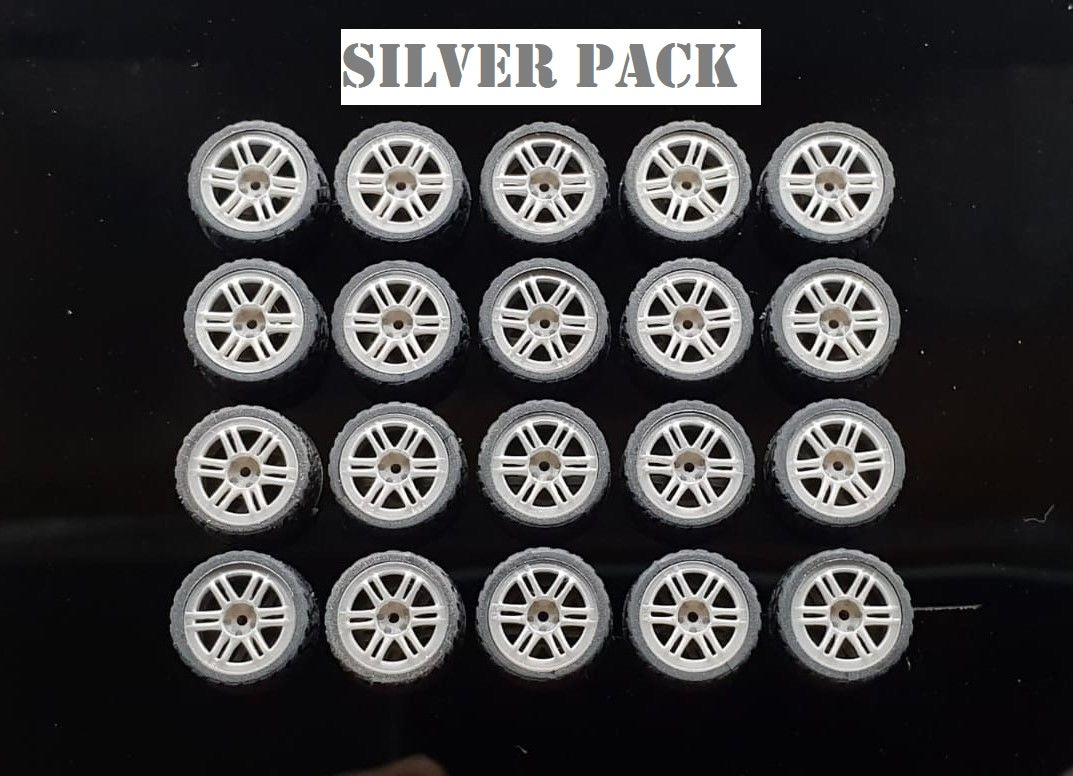 GARAGE 64 RUBBER WHEELS ** E SERIES ** 1:64 SCALE