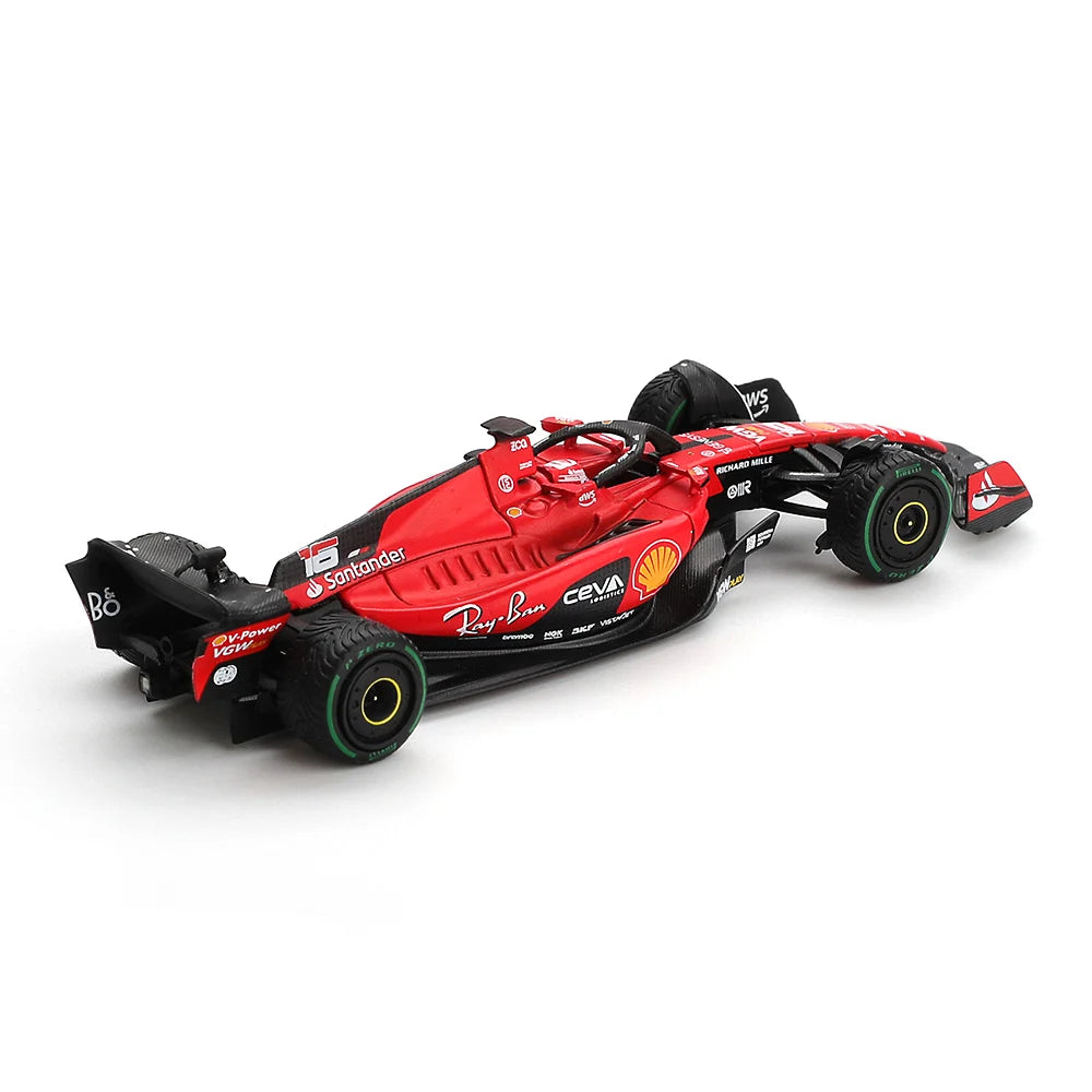 BBR Models 1/64 Ferrari SF23 #16 C Leclerc 2023 Monaco GP BBRFER64022