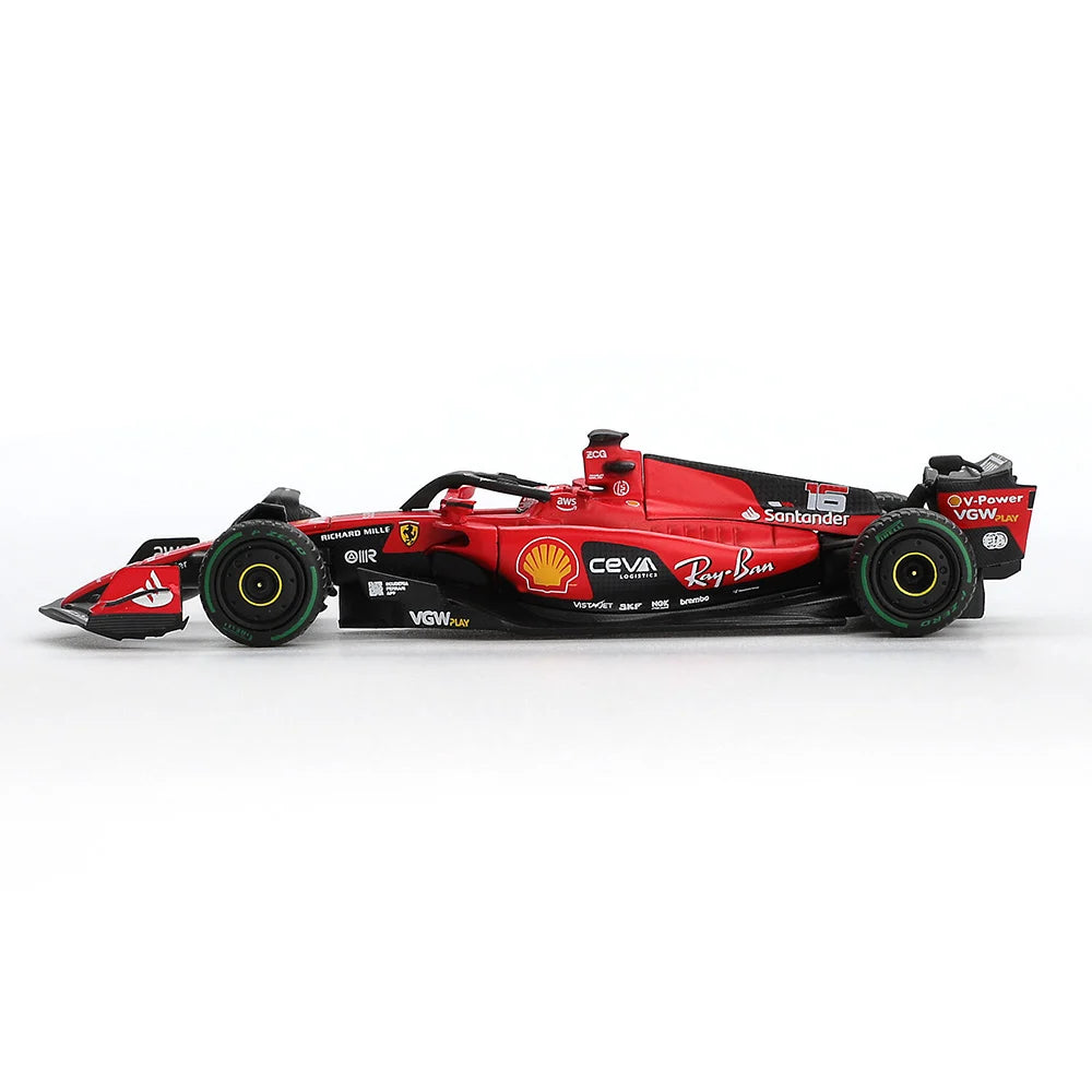 BBR Models 1/64 Ferrari SF23 #16 C Leclerc 2023 Monaco GP BBRFER64022