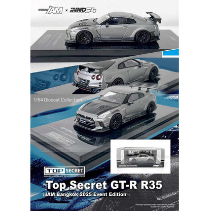 INNO 64 1/64 TOP SECRET GT-R R35 IAM Bangkok 2025 Event Edition