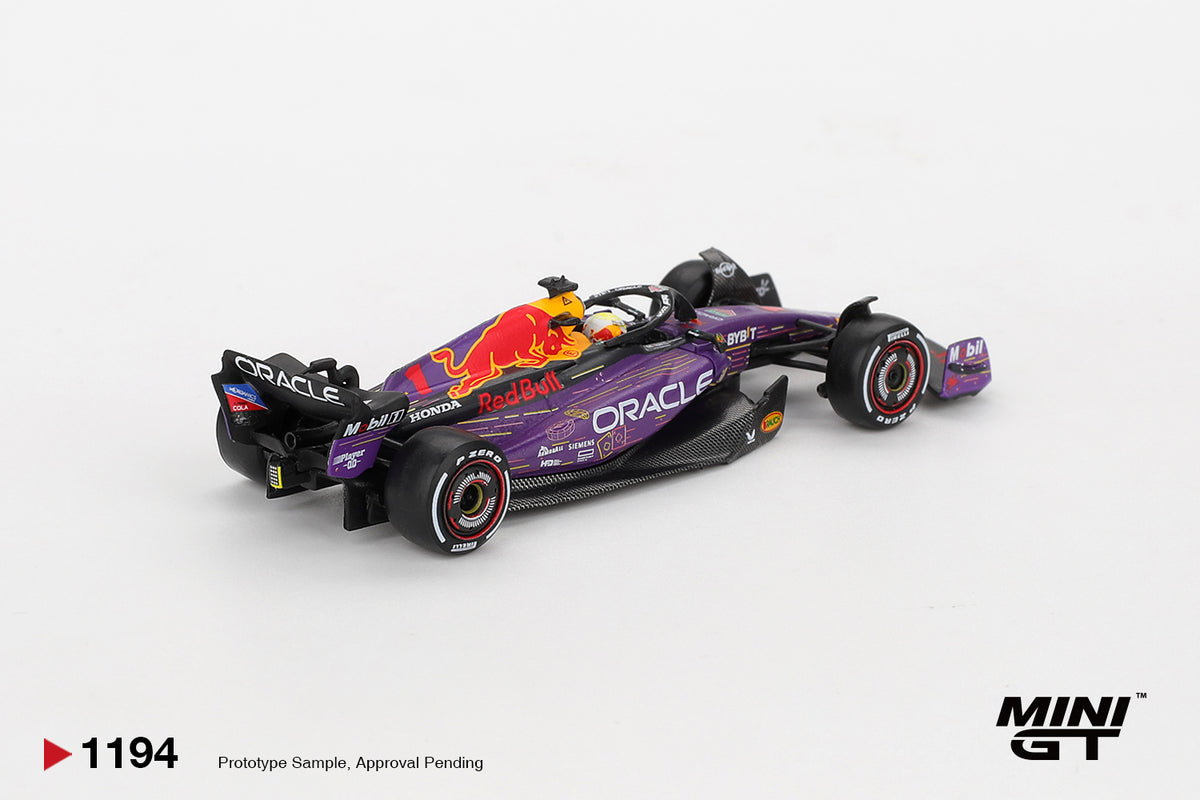 MINI GT #1194 1/64 Oracle Red Bull Racing RB19 #1 Max Verstappen 2023 F1 2023 Las Vegas GP Winner * BLISTER PACK *
