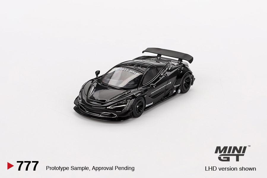 MINI GT #777 1/64 McLaren 720S LB★Works Black (RHD)