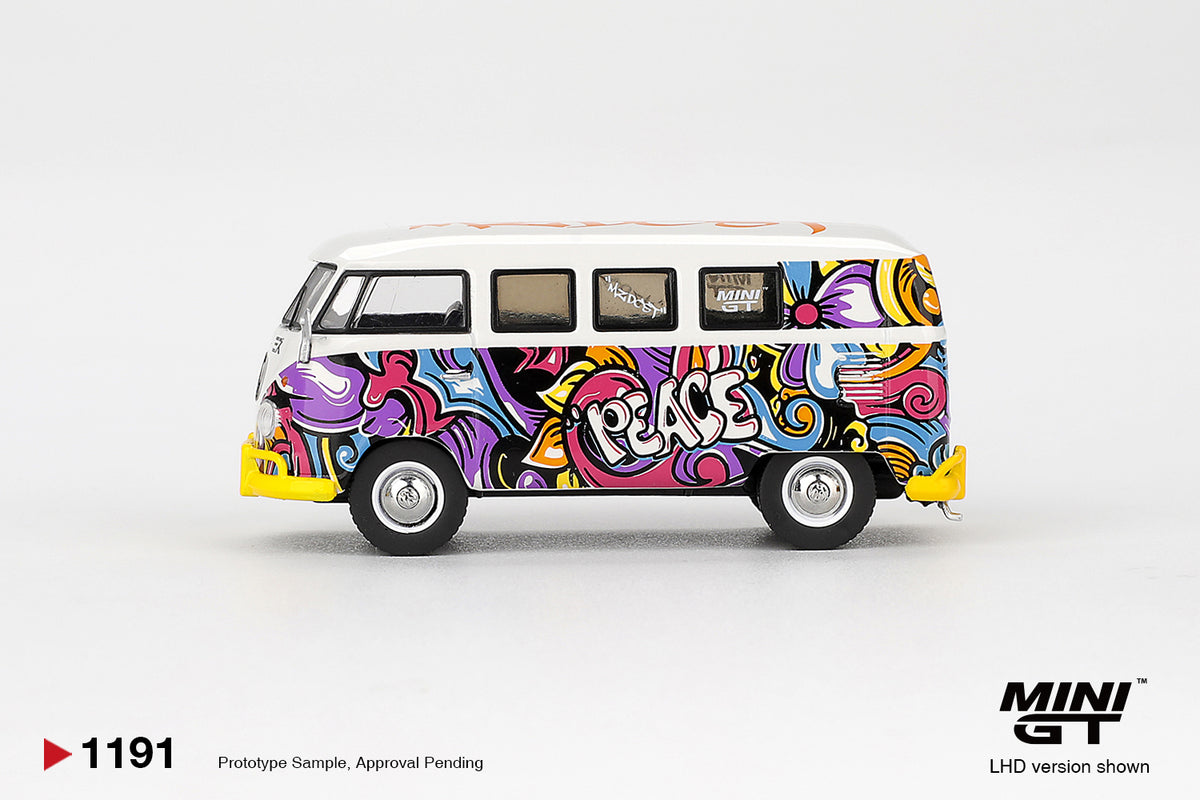 MINI GT #1191 1/64 Volkswagen T1 Microbus Mizu Design LHD