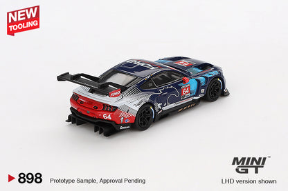 MINI GT #898 1/64 Ford Mustang GT3 #64 Ford Multimatic Motorsports 2024 IMSA Daytona 24 Hrs (LHD)