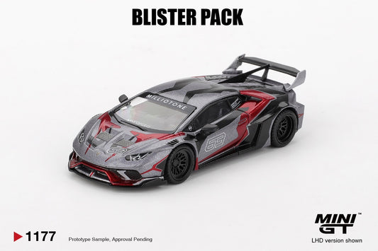 MINI GT #1177 1/64 LB★WORKS Lamborghini Huracán GT RONIN (LHD) * BLISTER PACK *