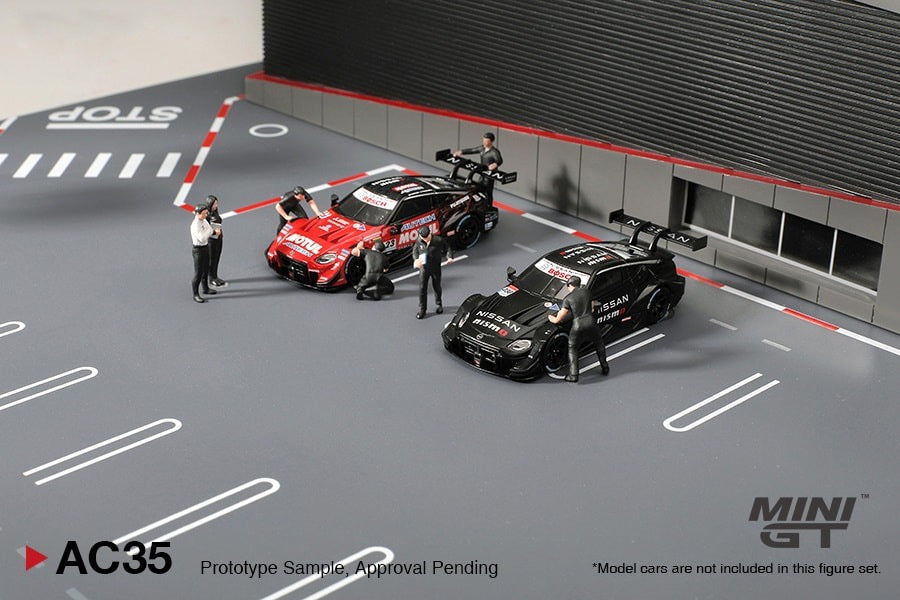 MINI GT EXCLUSIVE  "1/64 Diorama: NISSAN MOTORSPORTS & CUSTOMIZING CO.,LTD.  NISMO OPERATION