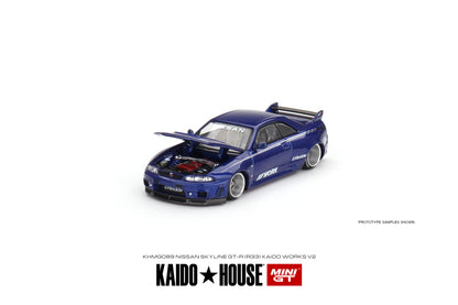 * PRE ORDER * [ Kaido House x MINI GT ] Nissan Skyline GT-R (R33) Kaido Works V2 KHMG089