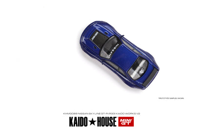 * PRE ORDER * [ Kaido House x MINI GT ] Nissan Skyline GT-R (R33) Kaido Works V2 KHMG089