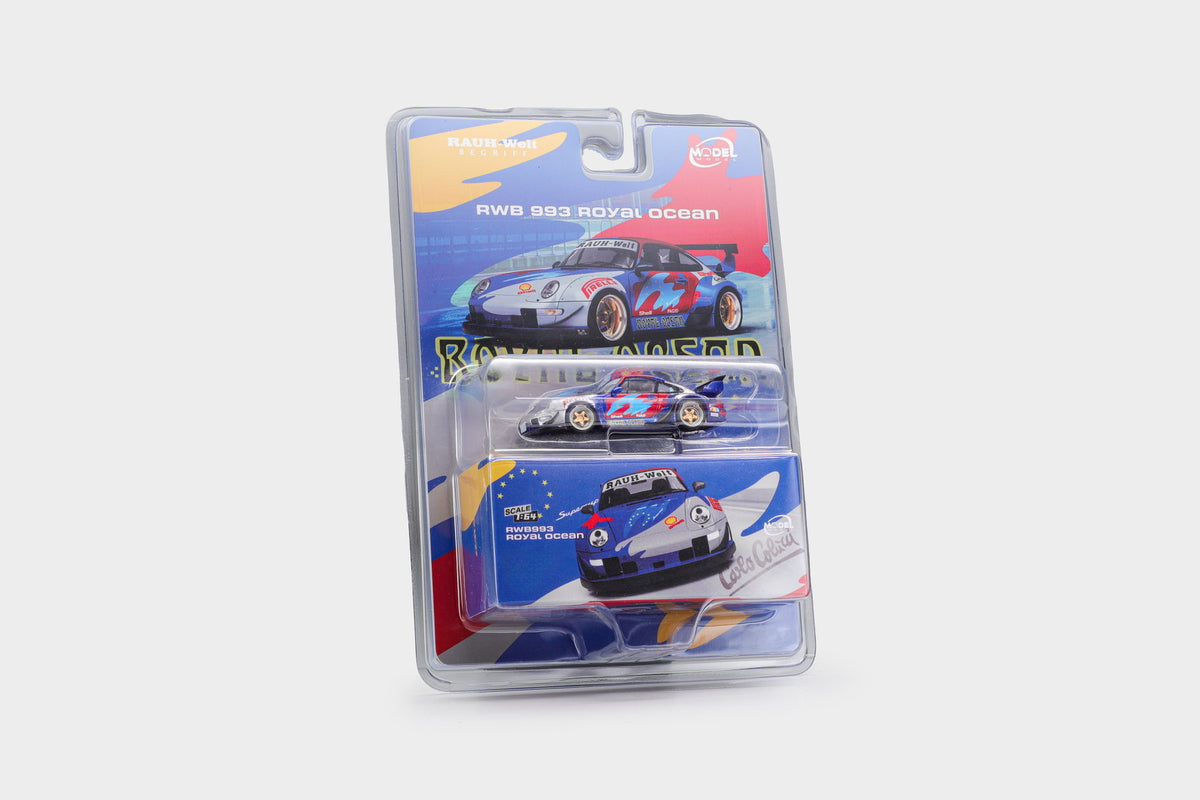 * PRE ORDER * ModelModel MM 1/64 RWB993 GT Wing Royal Ocean Livery MM64-RWB993-016