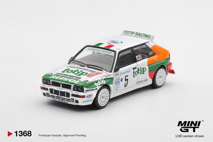 * PRE ORDER * MINI GT #1368 1/64 Lancia Delta HF Integrale Evoluzione #5 1993 Rallye Monte-Carlo (LHD)