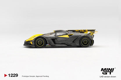 * PRE ORDER * MINI GT #1229 1/64 Bugatti Bolide Yellow (LHD)