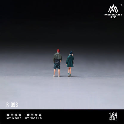 MOREART 1/64 ICE CREAM SWEET GIRL COOL GUY COUPLE FIGURE SET MO223093