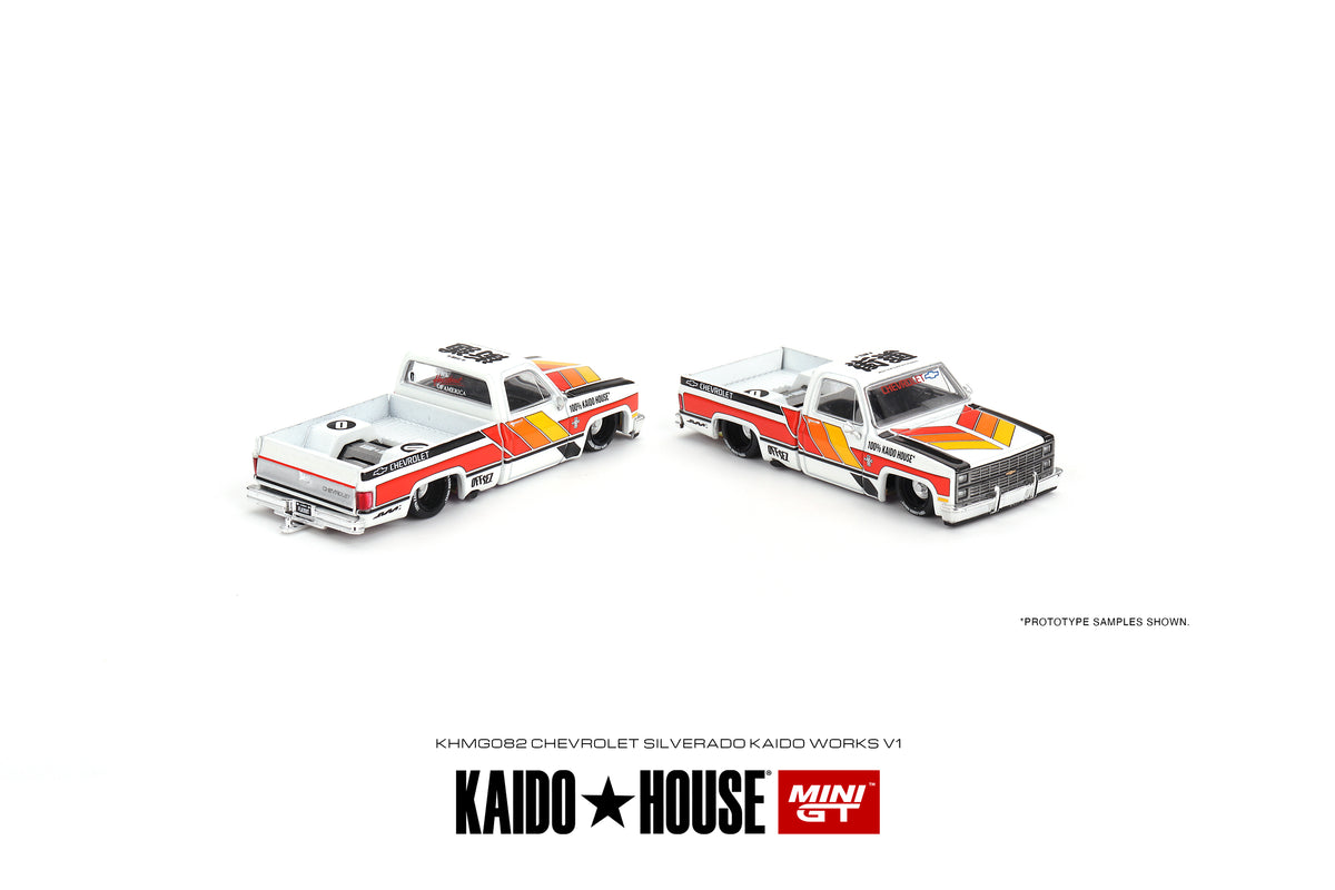 [ Kaido House x MINI GT ] 1/64 Chevrolet Silverado KAIDO WORKS V1 KHMG082