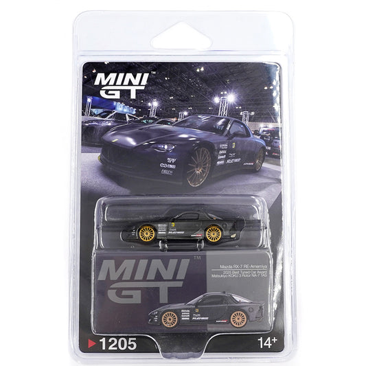 MINI GT #1205 1/64 Mazda RX-7 RE-Amemiya Matsukiyo KOKU 3 Rotor NA-7 TAS 2025 Best Tuned Car Award (RHD) * BLISTER PACK *
