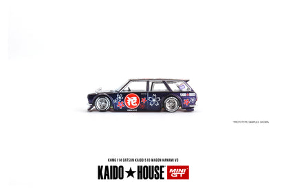 * PRE ORDER * MINI GT X KAIDO HOUSE Datsun KAIDO 510 Wagon Hanami V3 KHMG114