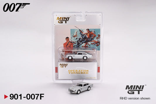 MINI GT #901 1/64 Aston Martin DB5 “Thunderball” ** FRENCH CARD **