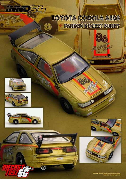 * PRE ORDER * INNO64 1/64 PANDEM ROCKET BUNNY AE86 Levin