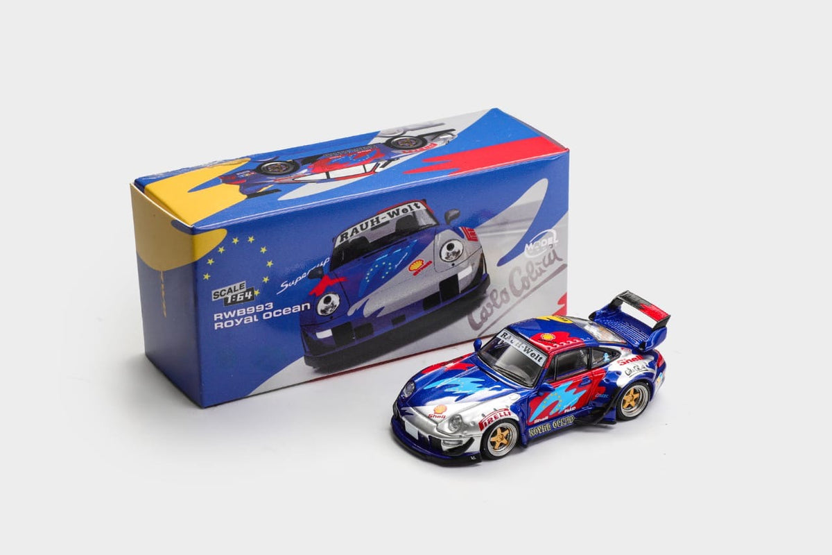 * PRE ORDER * ModelModel MM 1/64 RWB993 GT Wing Royal Ocean Livery MM64-RWB993-016