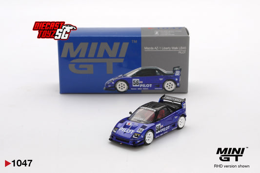 MINI GT #1047 1/64 Mazda AZ-1 Liberty Walk LB40 PILOT RHD