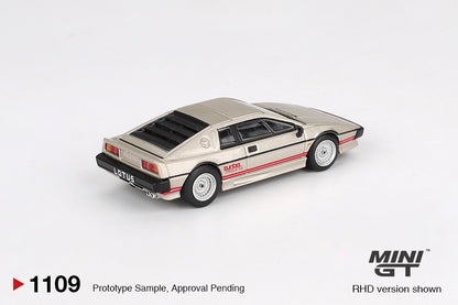 MINI GT #1109 1/64 Lotus Esprit Turbo Metallic Silver (RHD)