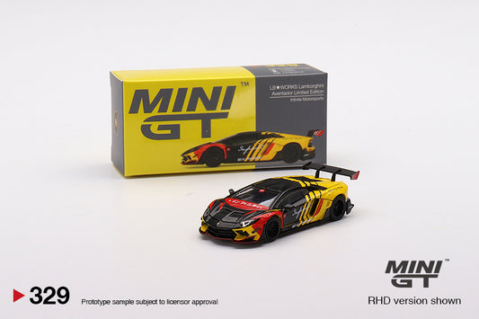 MINI GT #329 1/64 LB★WORKS Lamborghini Aventador Limited Edition Infinite Motorsports RHD