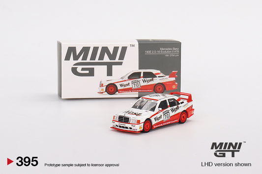 MINI GT #395 1/64 Mercedes-Benz 190E 2.5 16 Evolution II 1991 DTM #78 Lohr