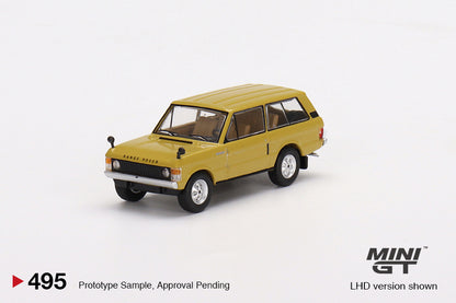 MINI GT 1/64 #495 Range Rover 1971 Bahama Gold (RHD)