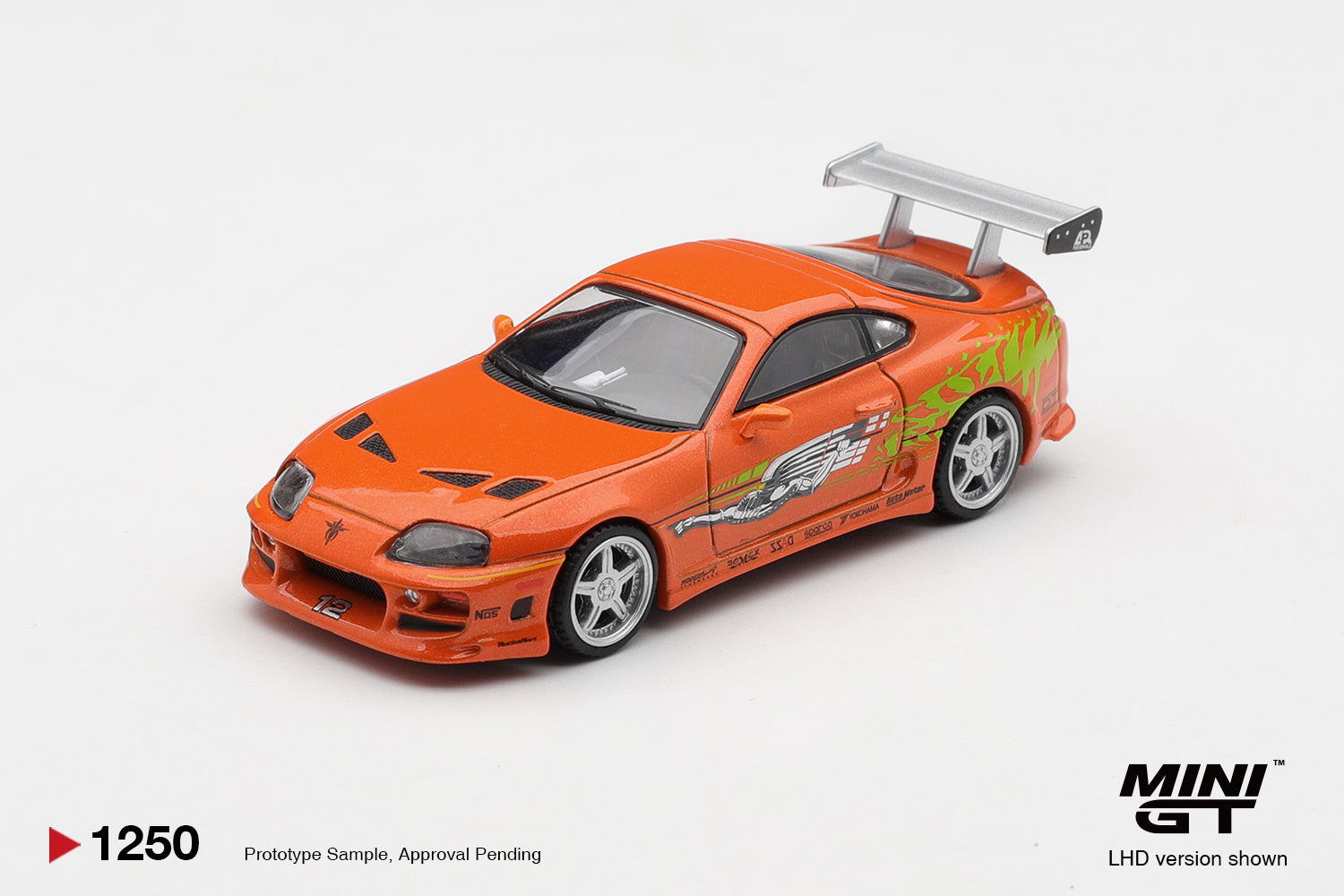PRE ORDER * MINI GT X FAST & FURIOUS #1250 Toyota Supra BOMEX