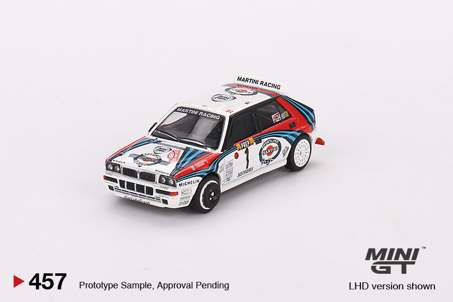 Lancia Delta HF Integrale Evoluzione 1992 Rally MonteCarlo Martini Racing 4 Cars Set MGTS0002