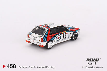 Lancia Delta HF Integrale Evoluzione 1992 Rally MonteCarlo Martini Racing 4 Cars Set MGTS0002