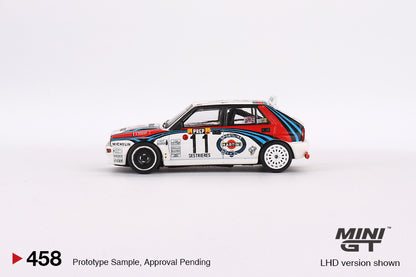 Lancia Delta HF Integrale Evoluzione 1992 Rally MonteCarlo Martini Racing 4 Cars Set MGTS0002