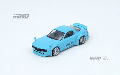 INNO64 1/64 PANDEM ROCKET BUNNY RX7 (FD3S) Tiffany Blue IN64-RX7FDP-TIFBLU