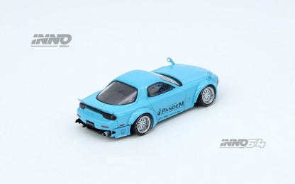 INNO64 1/64 PANDEM ROCKET BUNNY RX7 (FD3S) Tiffany Blue IN64-RX7FDP-TIFBLU