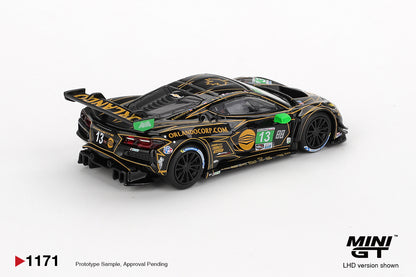 MINI GT #1171 1/64 Chevrolet Corvette Z06 GT3.R #13 AWA 2025 IMSA Daytona 24 Hrs (LHD)