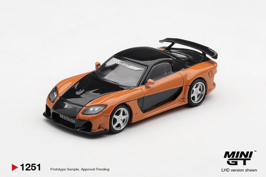 * PRE ORDER * MINI GT X FAST & FURIOUS #1251 Mazda RX-7 VeilSide Fortune "The Fast and the Furious: Tokyo Drift" Han Seoul-Oh
