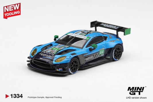 * PRE ORDER * MINI GT #1334 1/64 Aston Martin Vantage GT3 Evo #44 Magnus Racing 2025 IMSA Daytona 24 Hrs  (LHD)