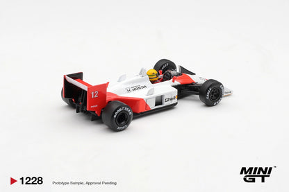 * PRE ORDER * MINI GT #1228 1/64 McLaren MP4/4 #12 Ayrton Senna 1988 Canadian Grand Prix Winner