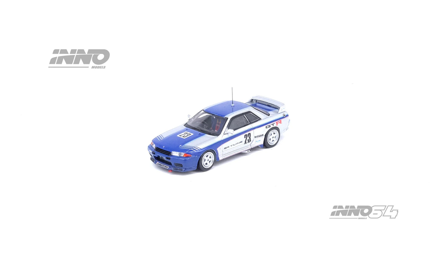INNO 64 1/64 NISSAN SKYLINE GT-R (R32) GR.A TEST CAR 1989