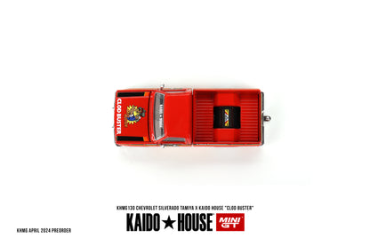 * PRE ORDER * [ Kaido House x MINI GT ] CHERVOLET SILVERADO TAMIYA X KAIDO HOUSE  " CLOD BUSTER " KHMG130