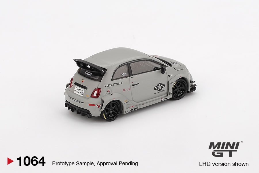 MINI GT #1064 1/64 Abarth 595 LB-WORKS x Abas Works Fighters ( BLISTER PACK )