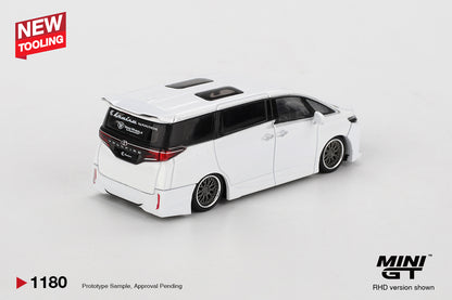 MINI GT #1180 1/64 Toyota Vellfire 40 KUHL White RHD