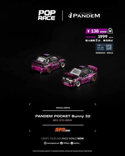 POP RACE 1/64 LB Pandem Rocket Bunny Pocket Bunny 32 | APAXPO 2026